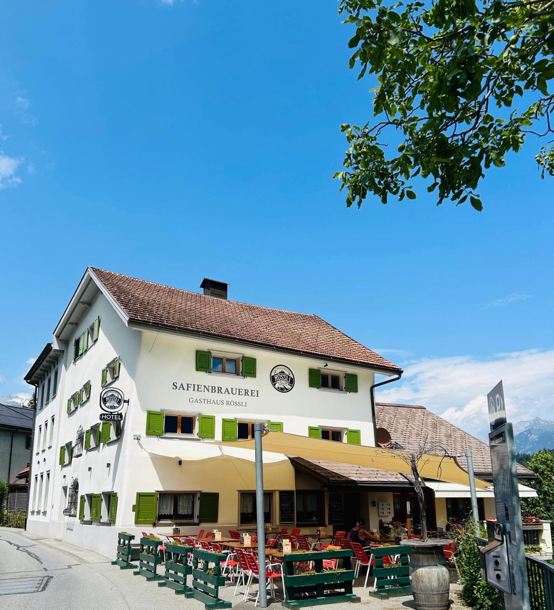 Gasthaus Roessli Versam Exterior foto